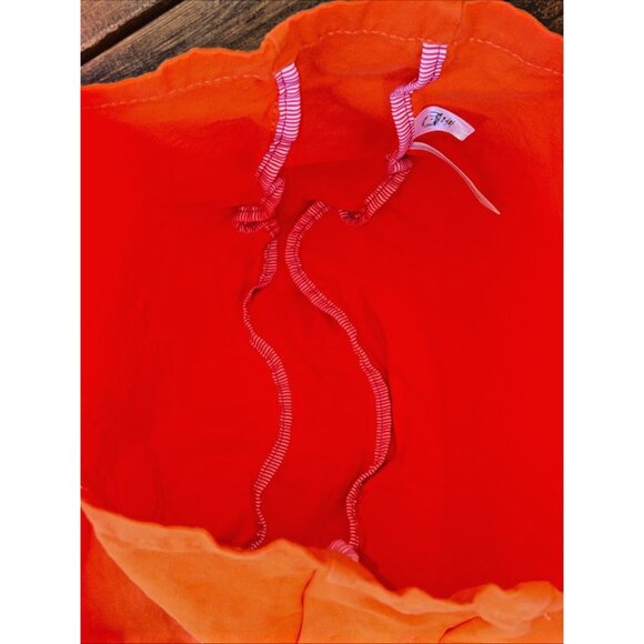 Herschel Orange Cotton Tote Bags Reuseable Grocery Farmers Market Knowshow - Picture 5 of 10